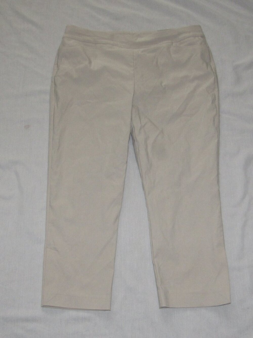 NWT Chicos So Slimming Brigitte Slim Leg Pants Size 2.5P US 14P Smokey Taupe